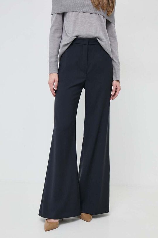 

Шерстяные брюки Weekend Max Mara, темно-синий