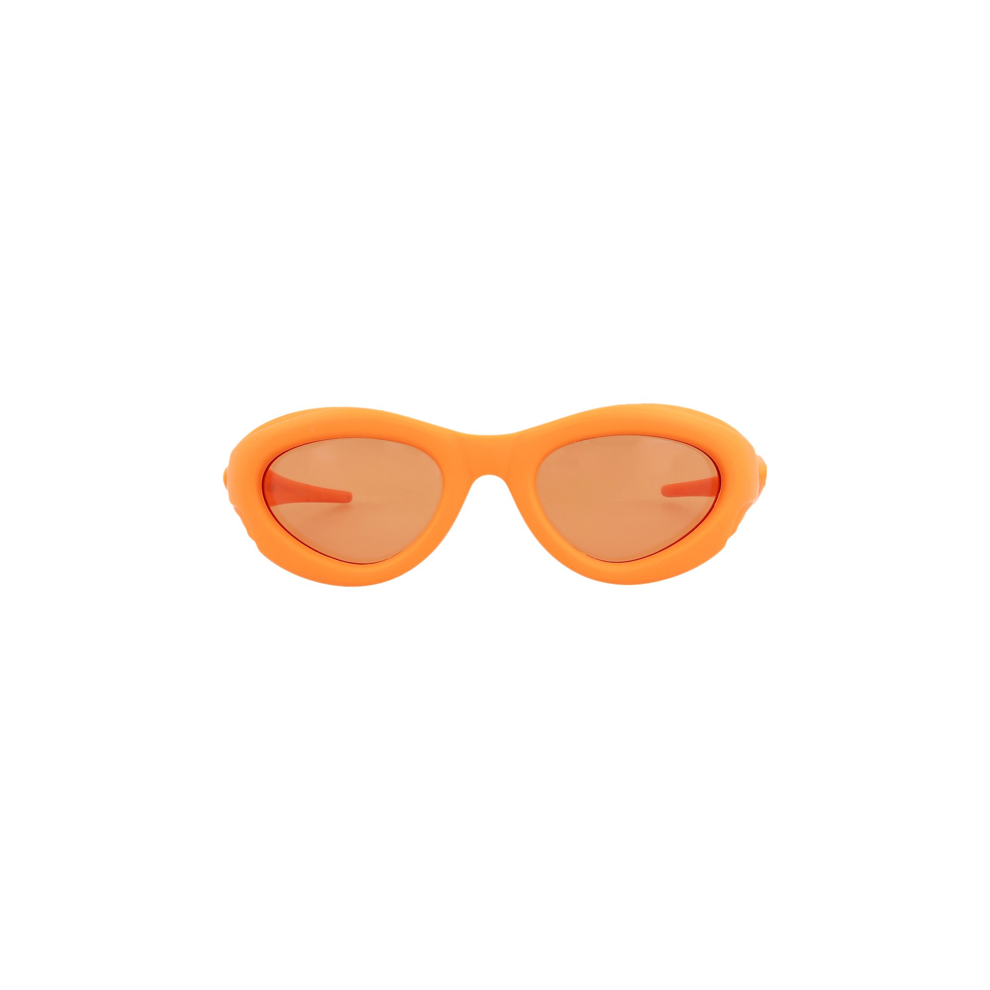 Солнцезащитные очки кошачий глаз Bottega Veneta, оранжевые солнцезащитные очки кошачий глаз bottega veneta розовые