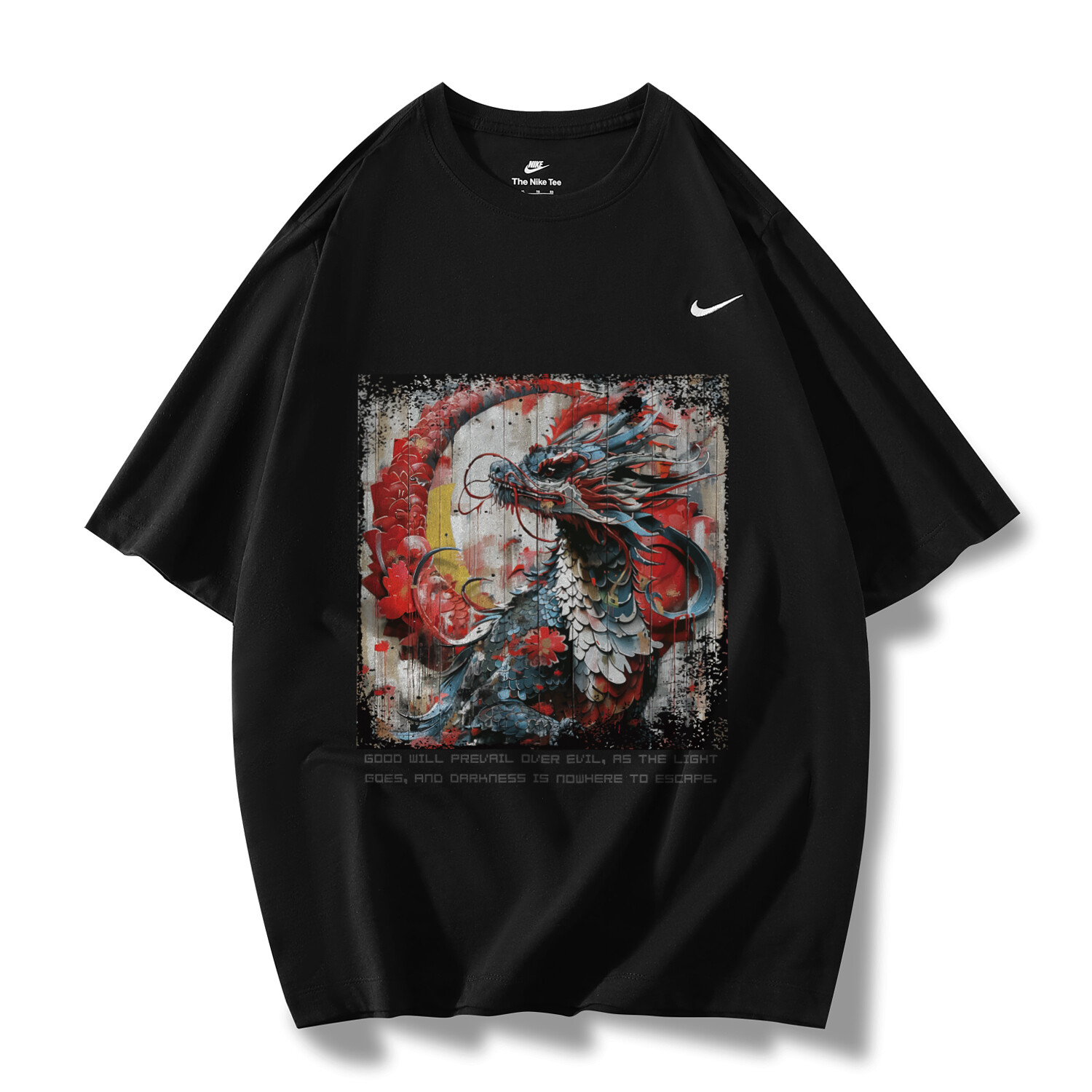 

Футболка унисекс черная Nike, черный