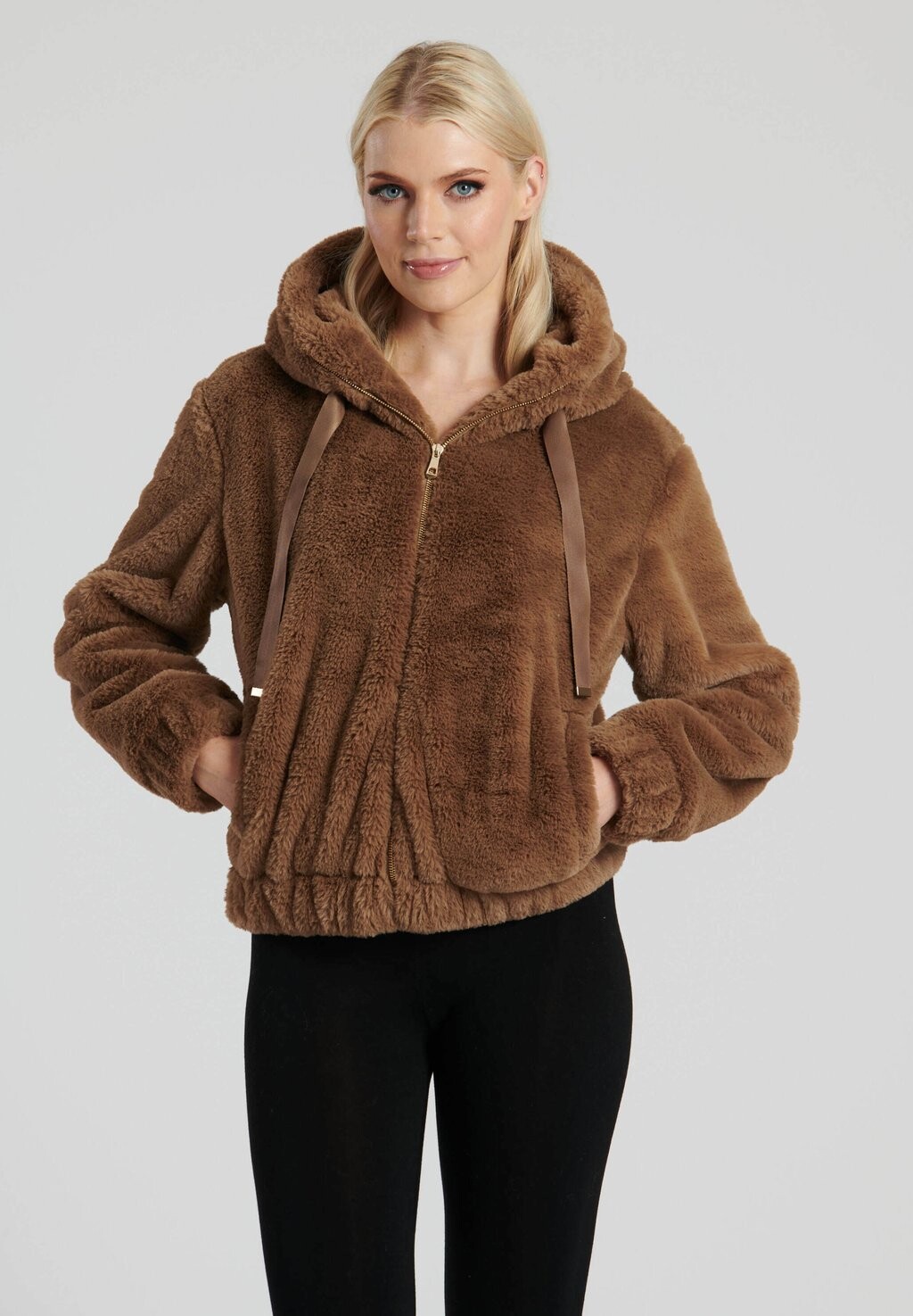 

Куртка зимняя Ski Wear Faux Fur South Beach, бежевый