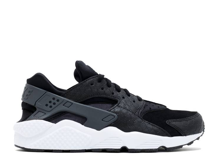 Кроссовки Nike AIR HUARACHE PREMIUM 'DARK GREY', черный кроссовки nike huarache extreme se ps dark grey черный