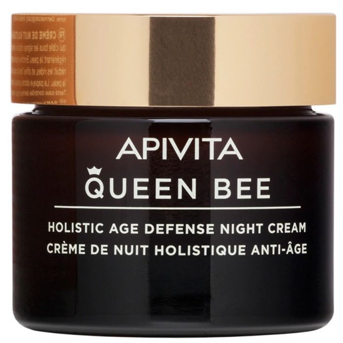 крем для кожи вокруг глаз apivita queen bee 15 мл Ночной крем Queen Bee Crema Antienvejecimiento de Noche Apivita, 50 ml