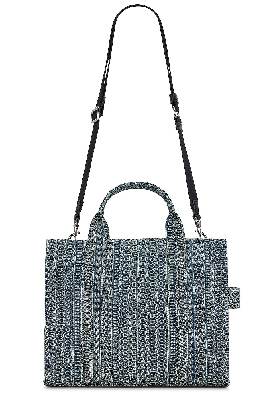 

Сумка-тоут Marc Jacobs The Washed Monogram Denim Medium, цвет Sun Faded Denim