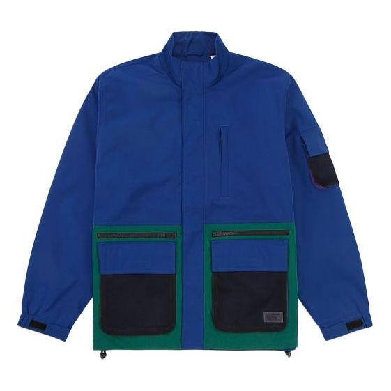 Куртка Men's Levis Multiple Pockets Stand Collar Zipper Jacket Colorblock, цвет tan
