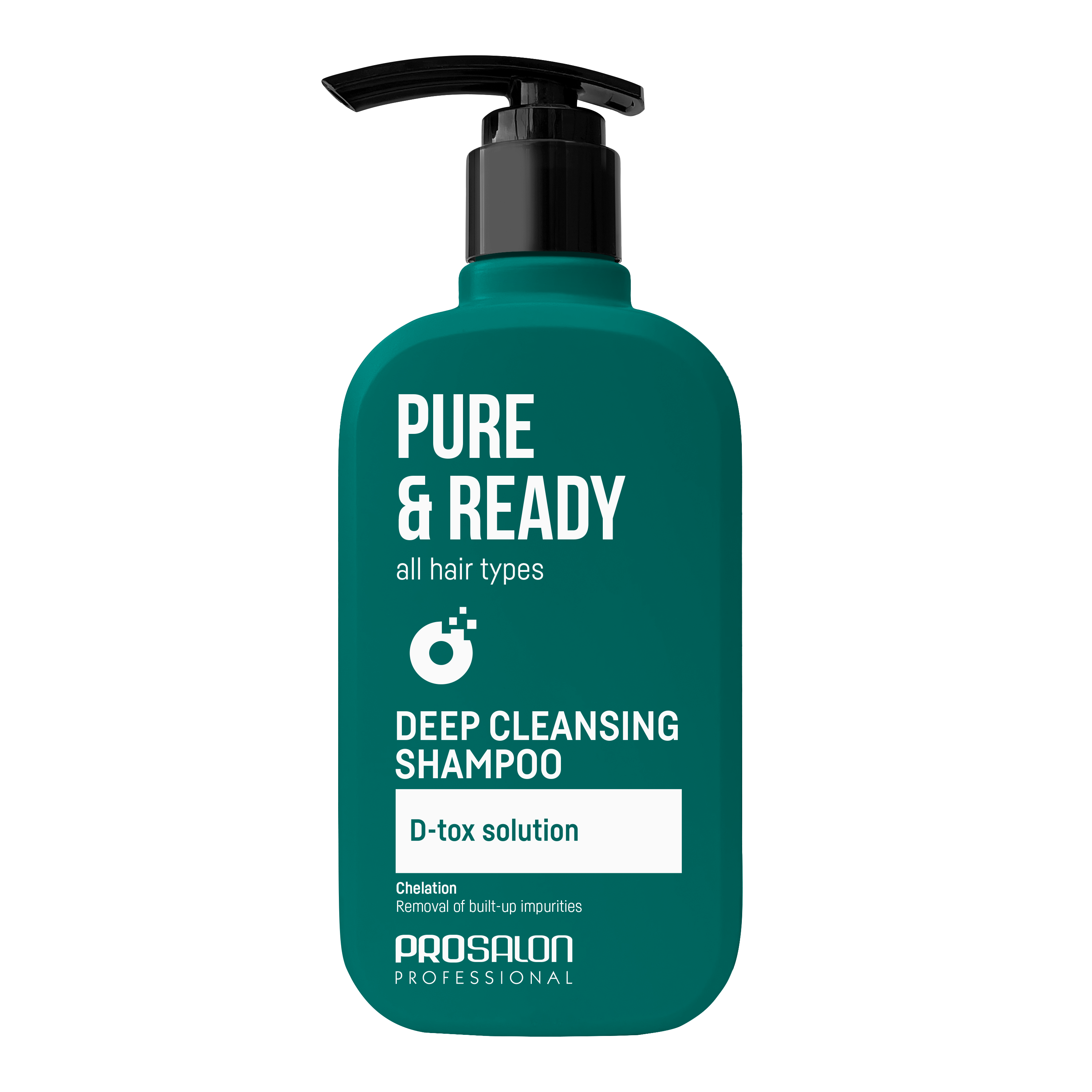 Очищающий шампунь для кожи головы Prosalon Pure&Ready, 375 мл