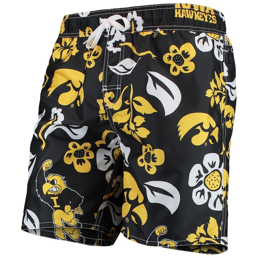 

Пляжные шорты Wes & Willy Iowa Hawkeyes, черный