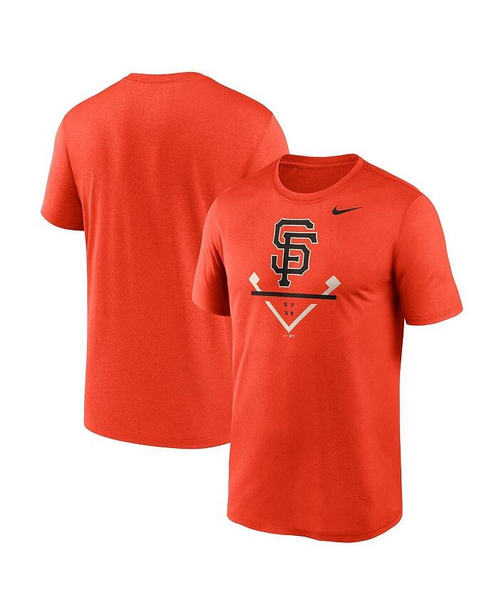 

Мужская оранжевая футболка San Francisco Giants Big and Tall Icon Legend Performance Nike, оранжевый