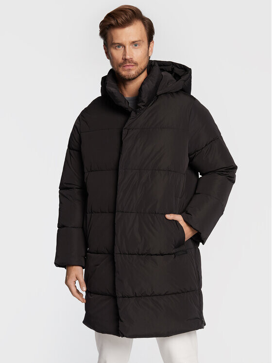 

Пуховик стандартного кроя Trussardi, черный