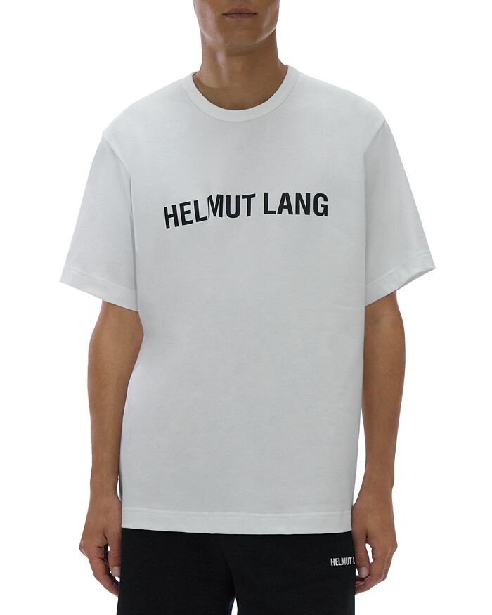 

Хлопковая футболка с логотипом Helmut Lang