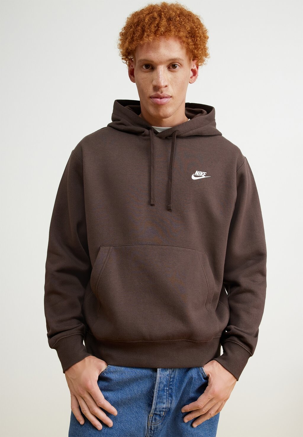 

Толстовка Nike CLUB PO BB, барокко коричневый/белый