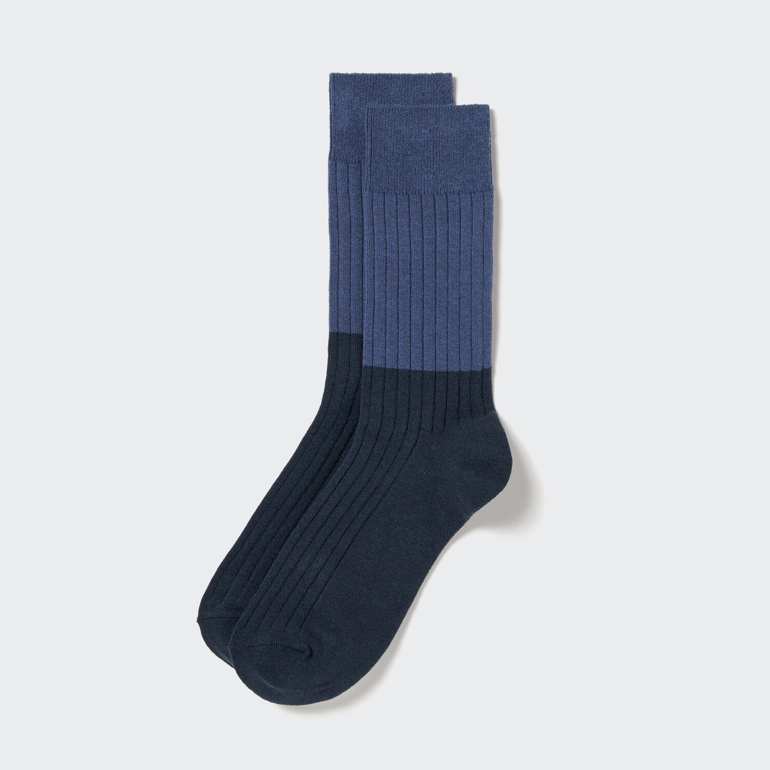 

Термоноски HEATTECH с цветными блоками Uniqlo, темно-синий