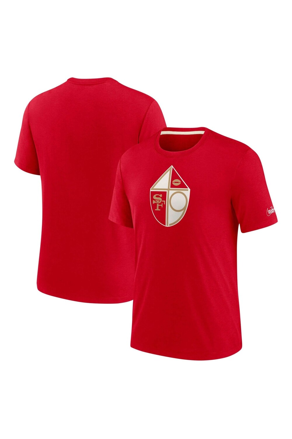 

Футболка Nike Fanatics San Francisco 49ers Impact Tri-Blend Nike, красный