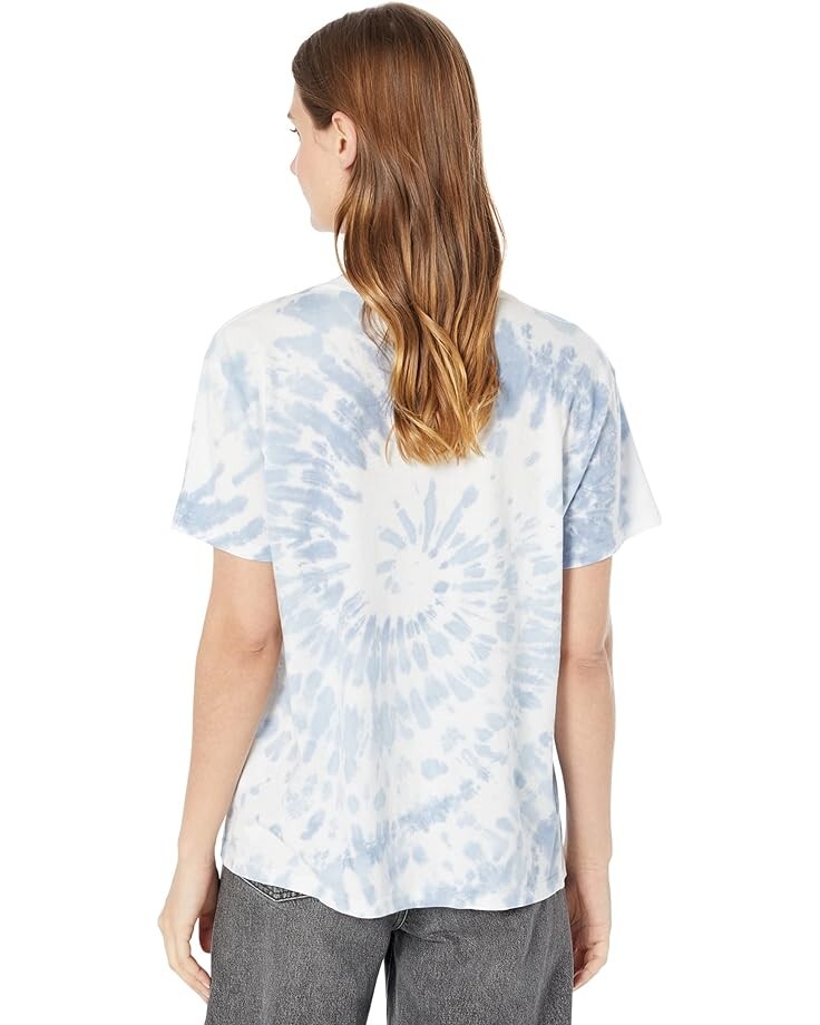 

Футболка Lucky Brand Jimi Hendrix Experience Boyfriend Tee, цвет Blue Tie-Dye