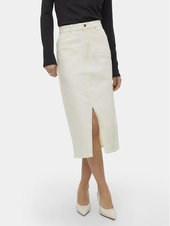 

Джинсовая юбка стандартного кроя Vero Moda, белый