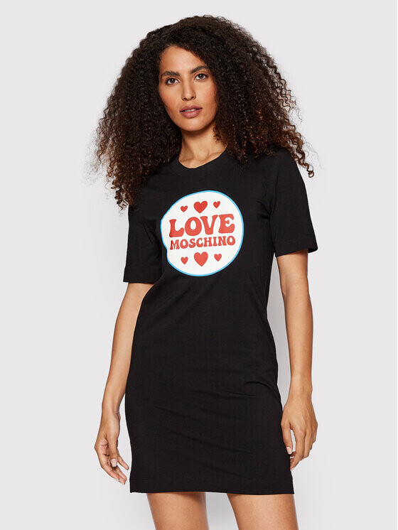 

Платье на каждый день, стандартного кроя Love Moschino, черный