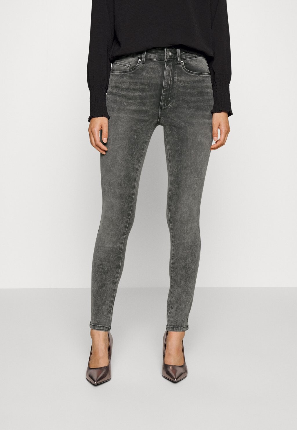 

Джинсы Skinny Fit ONLY Onlroyal Life, средний серый деним