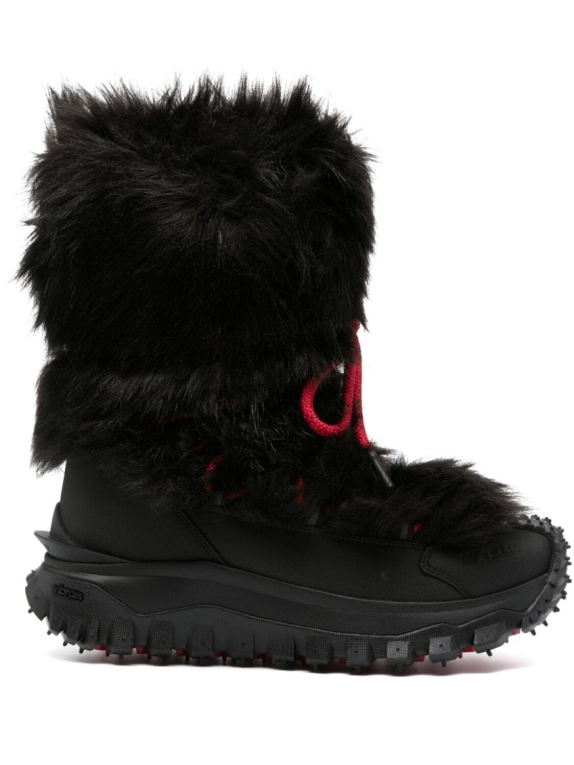 

Сапоги с искусственным мехом Moncler Grenoble, черный