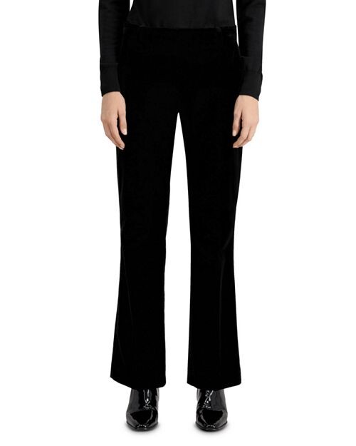 

Брюки-клеш Sweet Velvet The Kooples, цвет Black