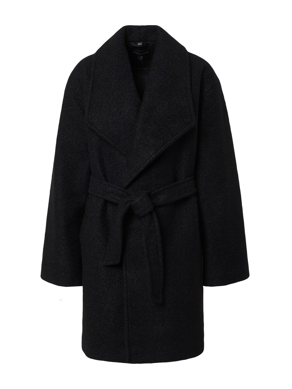 Межсезонное пальто Dorothy Perkins, черный межсезонное пальто dorothy perkins кэмел