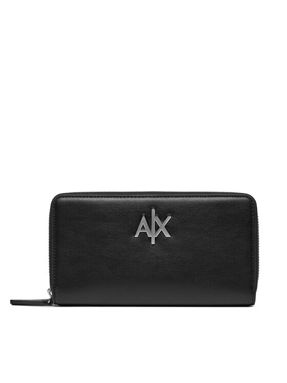 

Большой женский кошелек Armani Exchange, черный