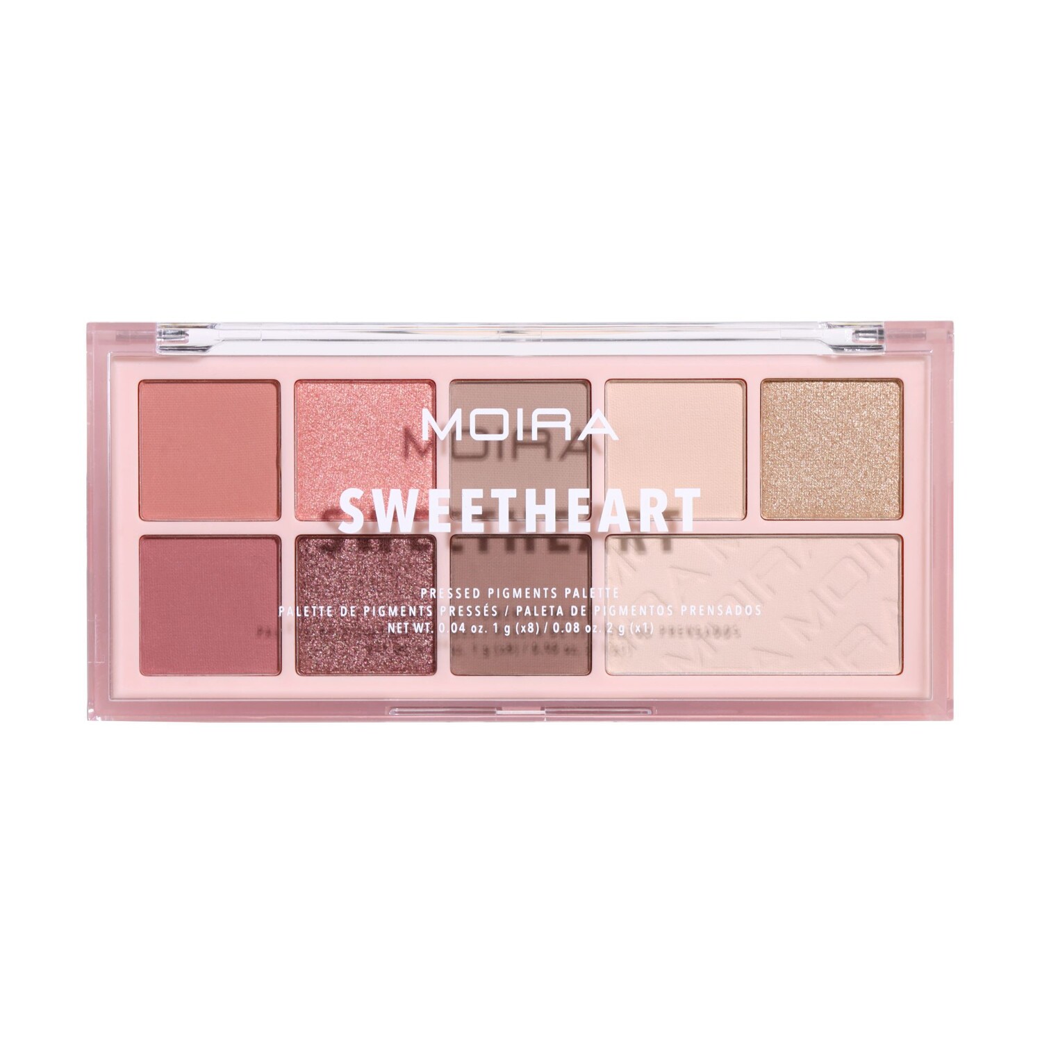 

Палитра теней для век Moira Sweetheart, 10 гр