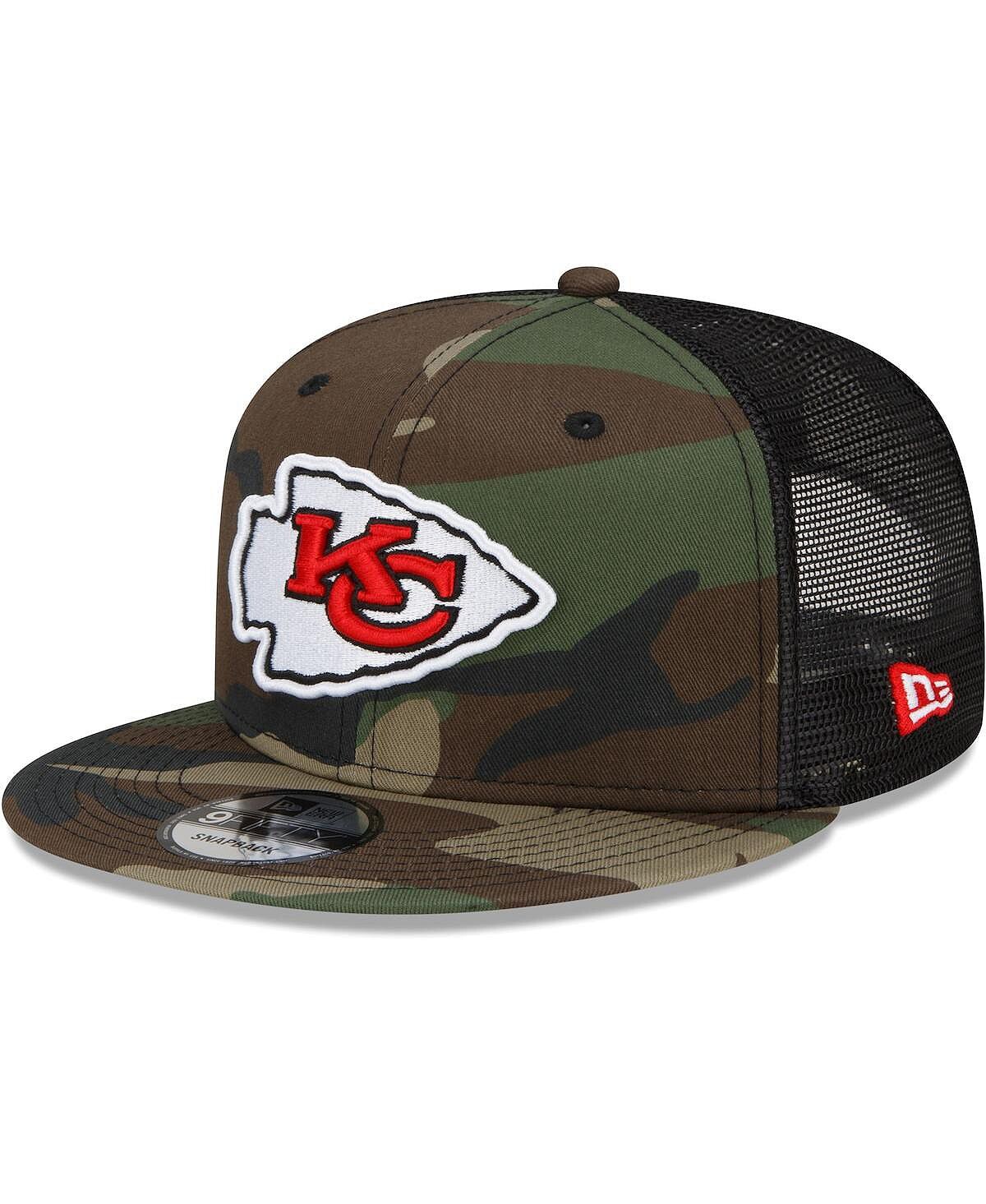 

Мужская камуфляжная кепка Kansas City Chiefs Woodland Trucker 2.0 9FIFTY Snapback New Era