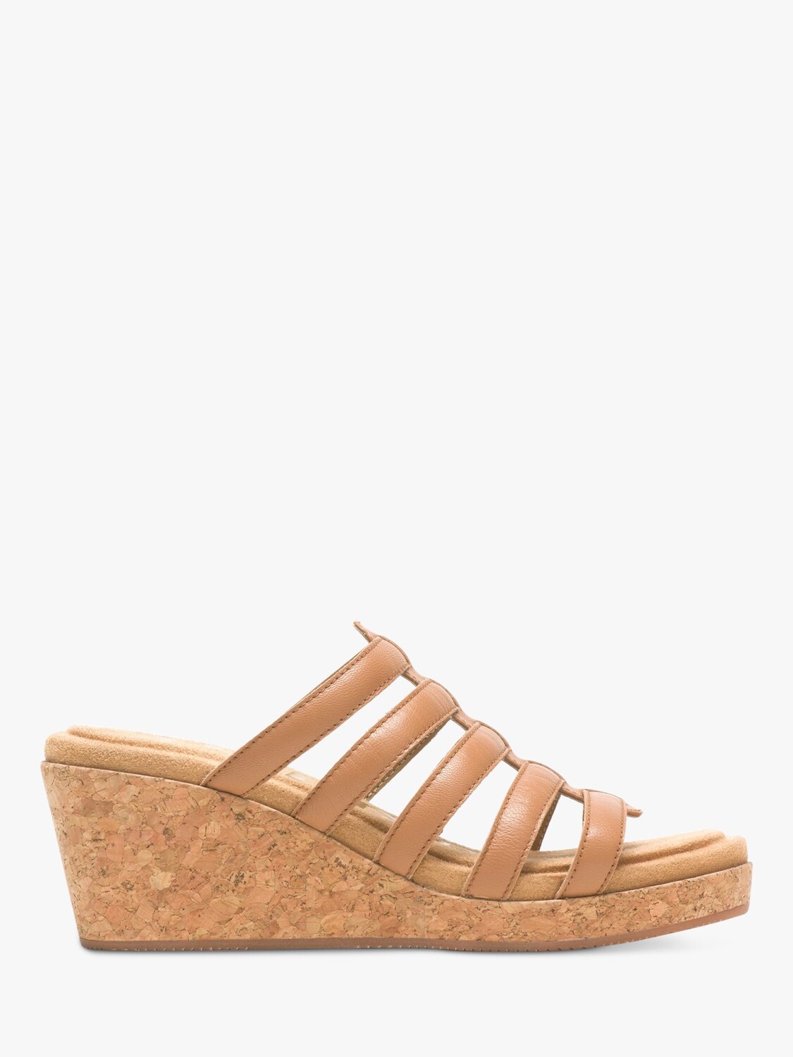 

Кожаные мюли на танкетке Hush Puppies Willow, светло-коричневые