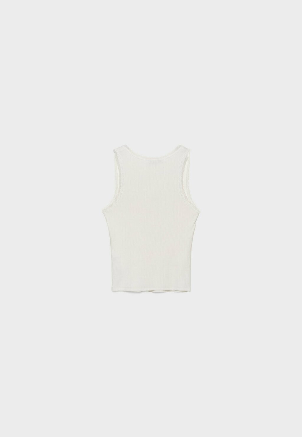 

Топ WITH V-NECKLINE Stradivarius, белый
