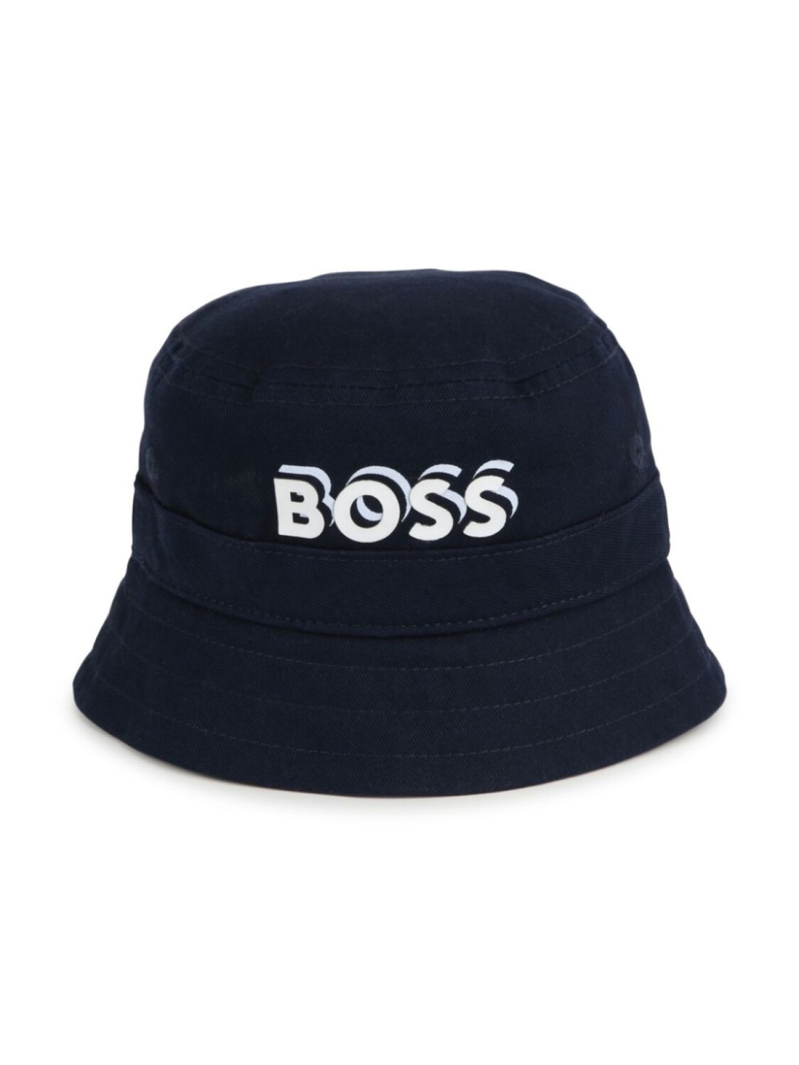 

BOSS Kidswear панама с логотипом, синий