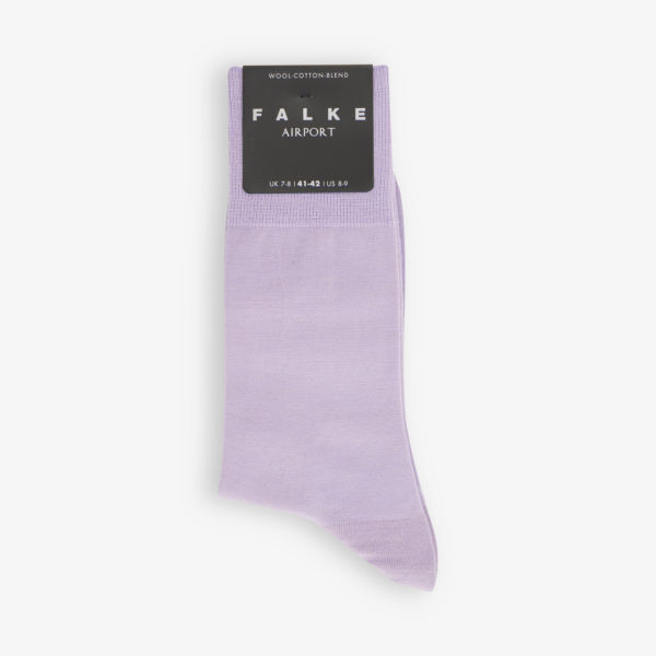 Носки Airport из эластичной шерсти Falke, цвет lupine