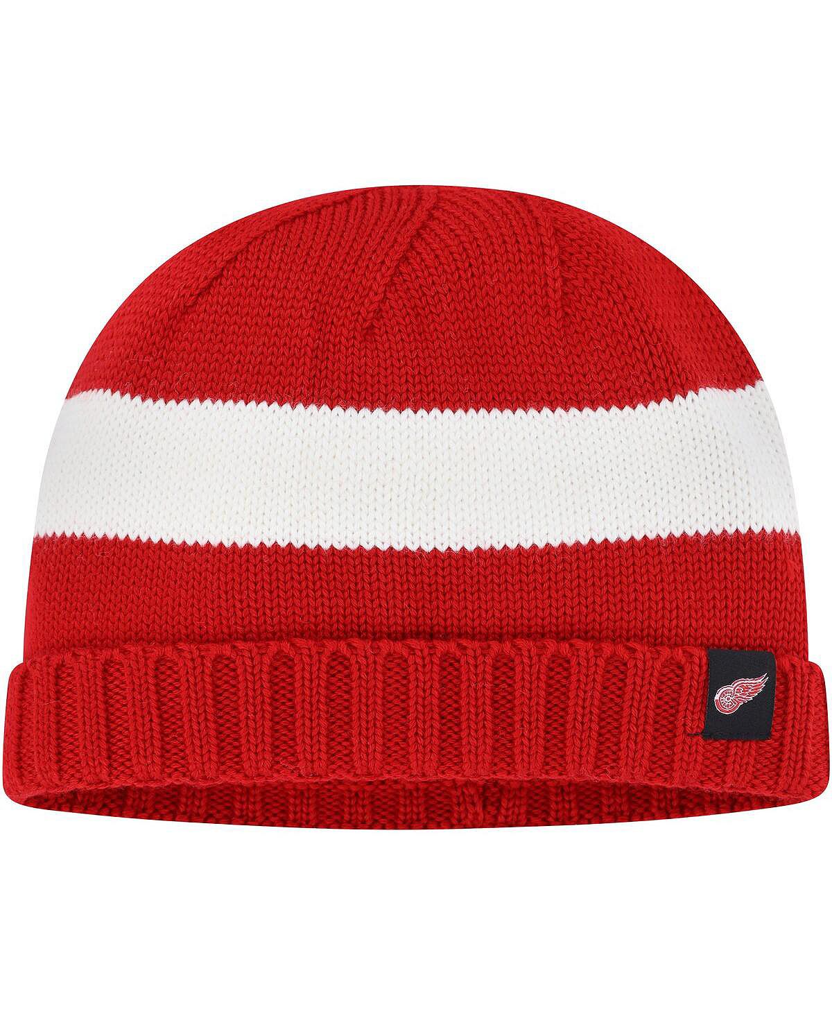 

Мужская красная шапка-бини Detroit Red Wings Fisherman adidas