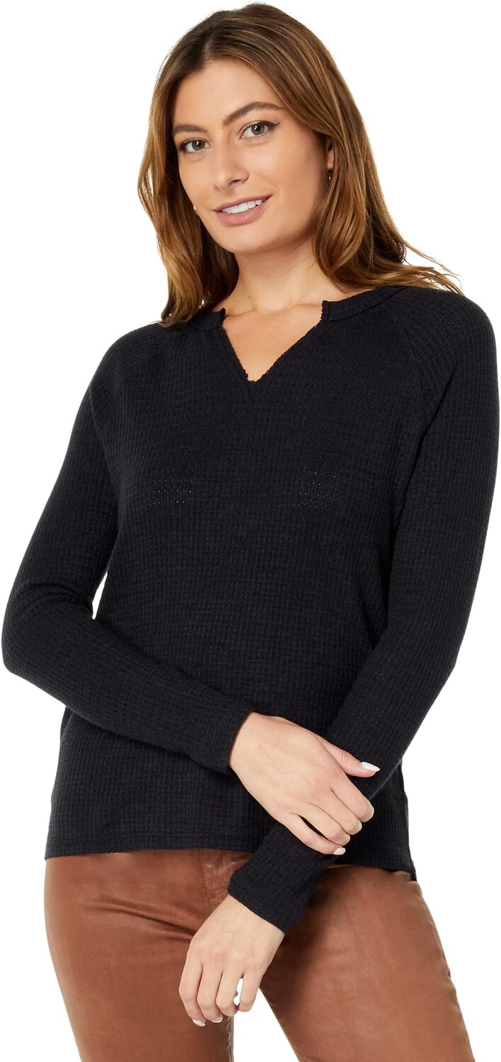 

Свитер Split-Neck Raglan Tee bobi Los Angeles, черный