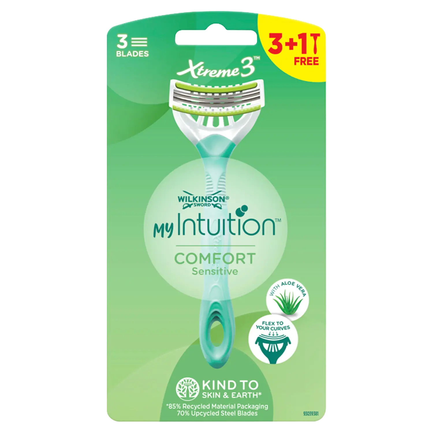 

Бритва Wilkinson Sword My Intuition Xtreme3 Comfort Sensitive, 4 шт/1 упаковка