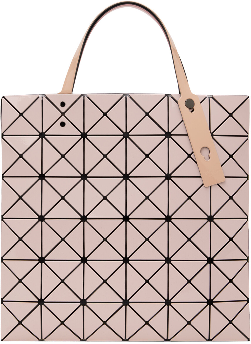 

Розово-оранжевая глянцевая сумка-тоут Lucent BAO BAO ISSEY MIYAKE