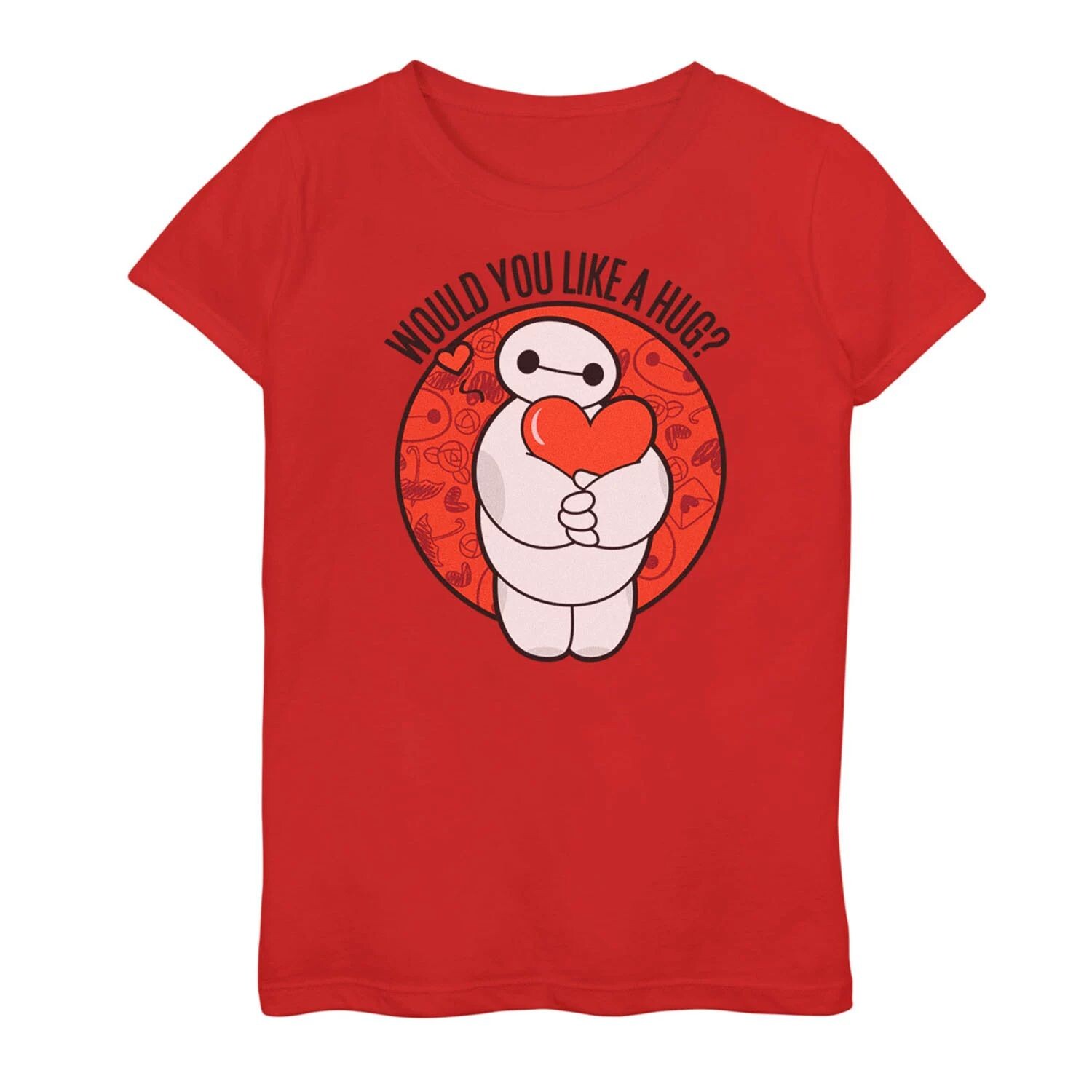 

Футболка Baymax Hug для девочек 7–16 лет Disney's Big Hero 6 Licensed Character
