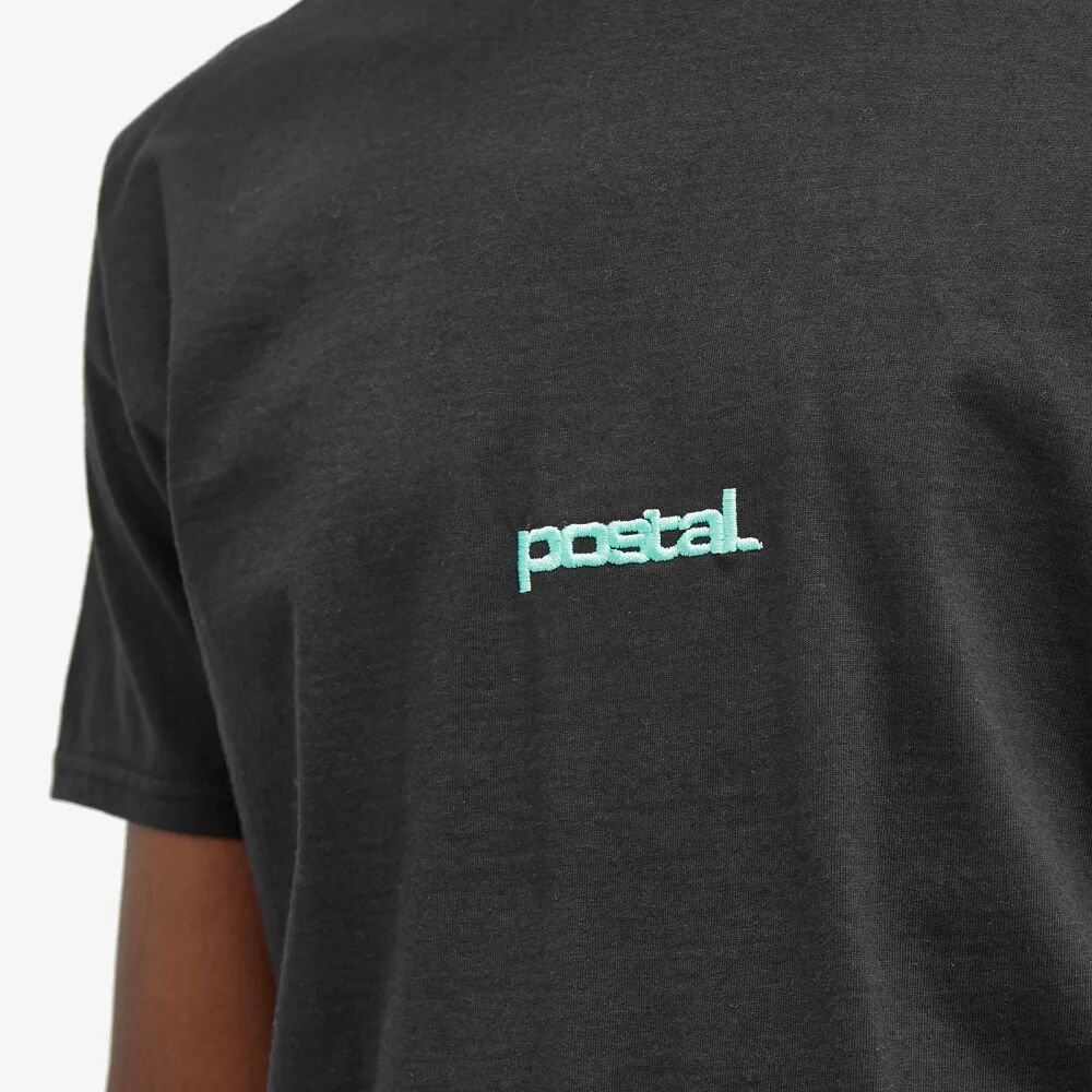 Postal Мини-футболка с логотипом, черный