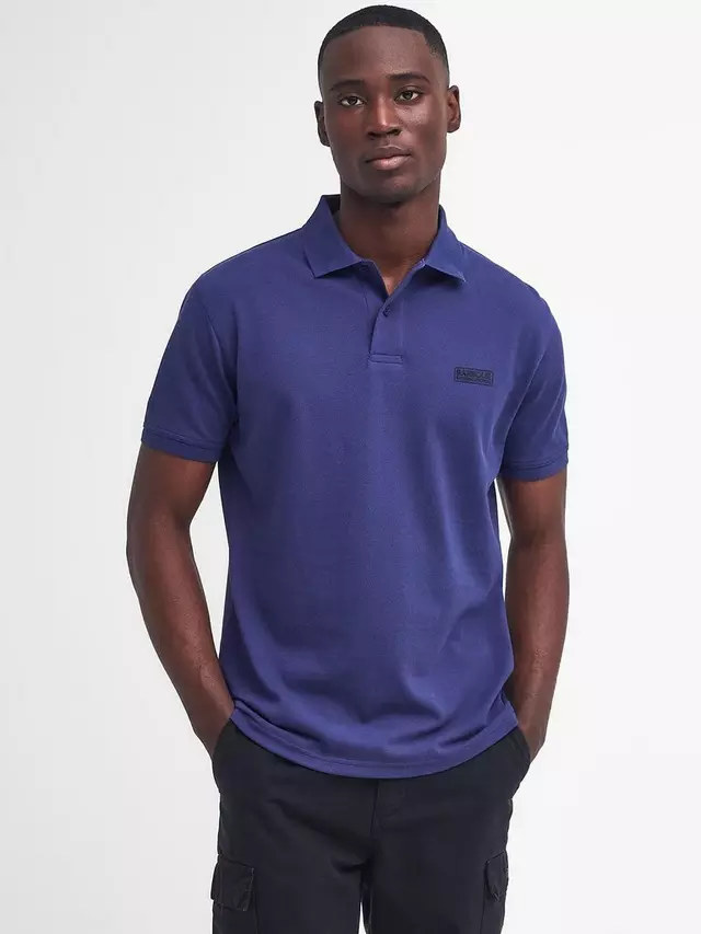 

Поло Barbour International Essential, цвет royal blue