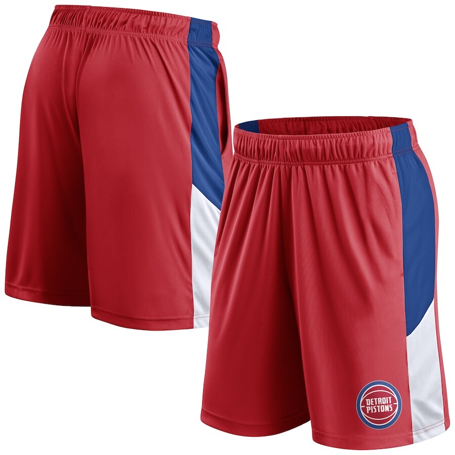 

Шорты Fanatics Branded Detroit Pistons, красный