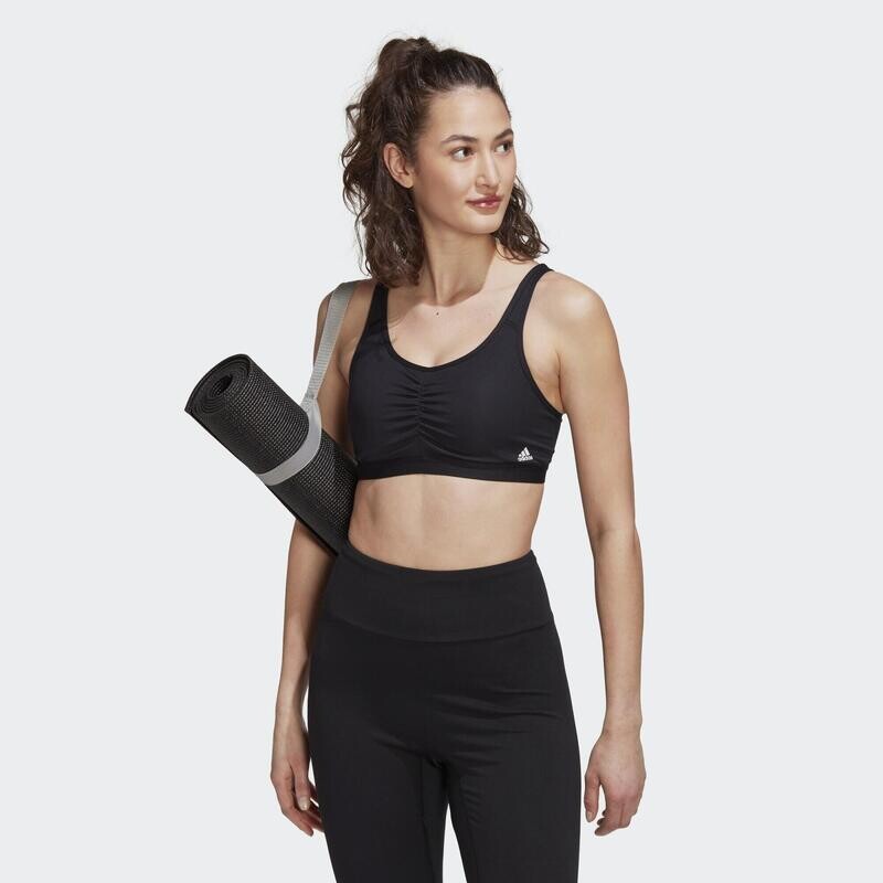 

Спортивный бюстгальтер Coreessentials со средней поддержкой ADIDAS, цвет schwarz
