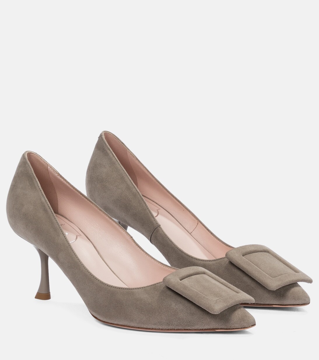 

Замшевые туфли Viv' in the City Roger Vivier, нейтральный