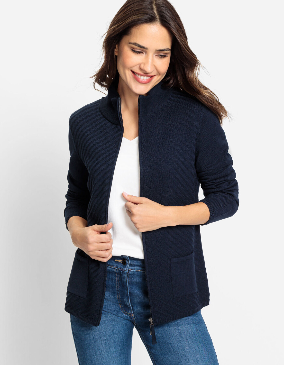 

Толстовка Olsen Strickjacke, цвет Power Navy