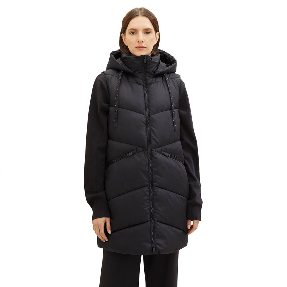 

Жилет Tom Tailor 1037562 Modern Long Vest, черный