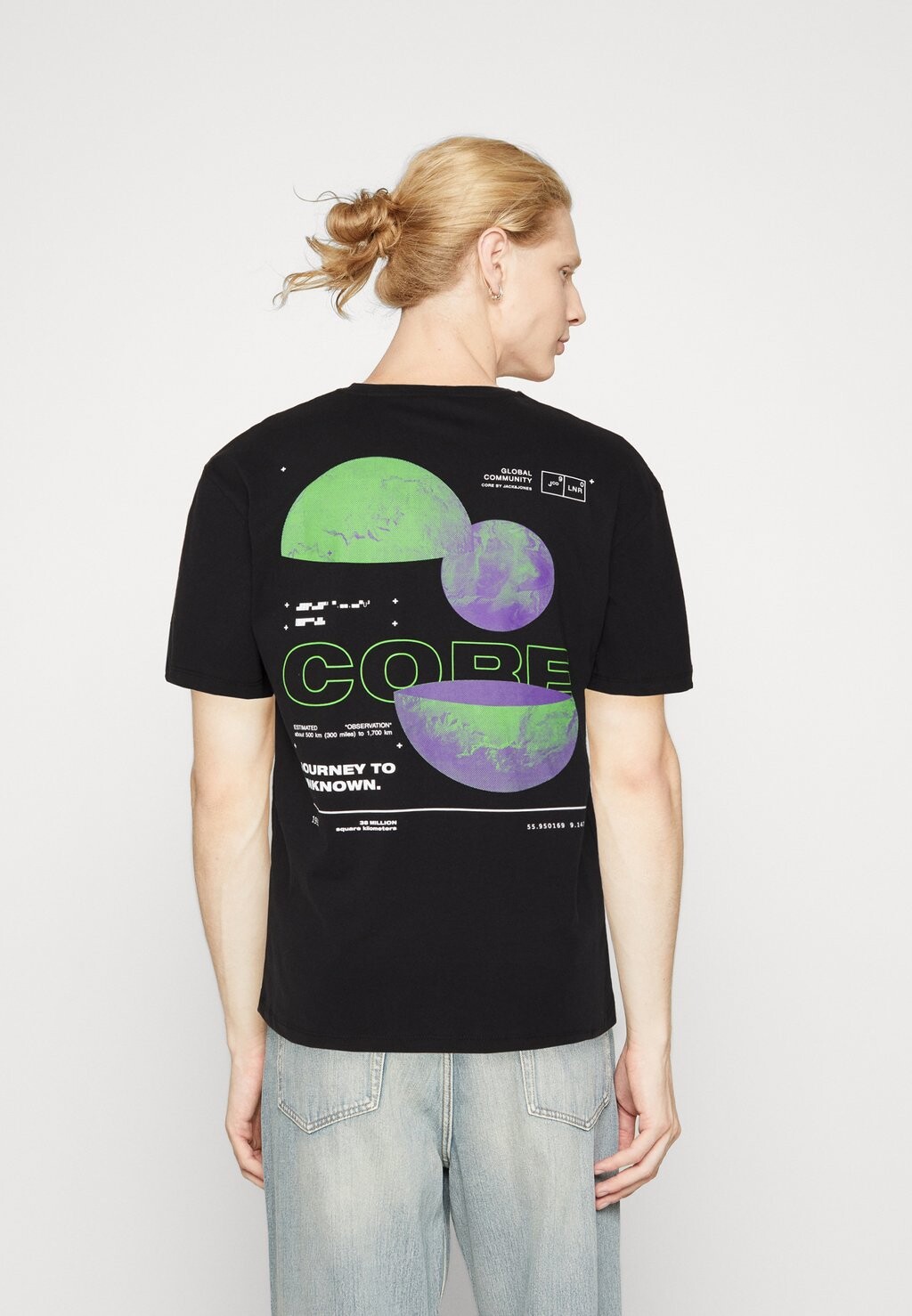 

Футболка с принтом Jcosurface Tee Crew Neck Jack & Jones, черный