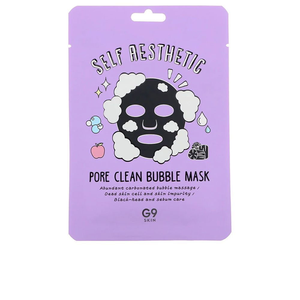 Маска для лица Self Aesthetic Pore Clean Bubble Mask G9 Skin, 23 мл набор масок berrisom g9 skin self aesthetic magazine
