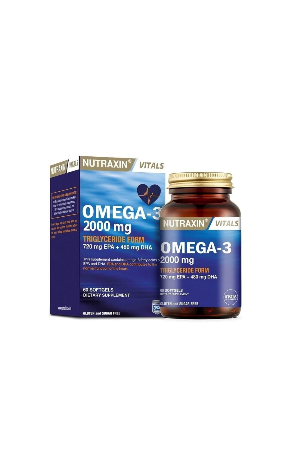 

Nutraxin Омега-3 2000 мг 60 капсул