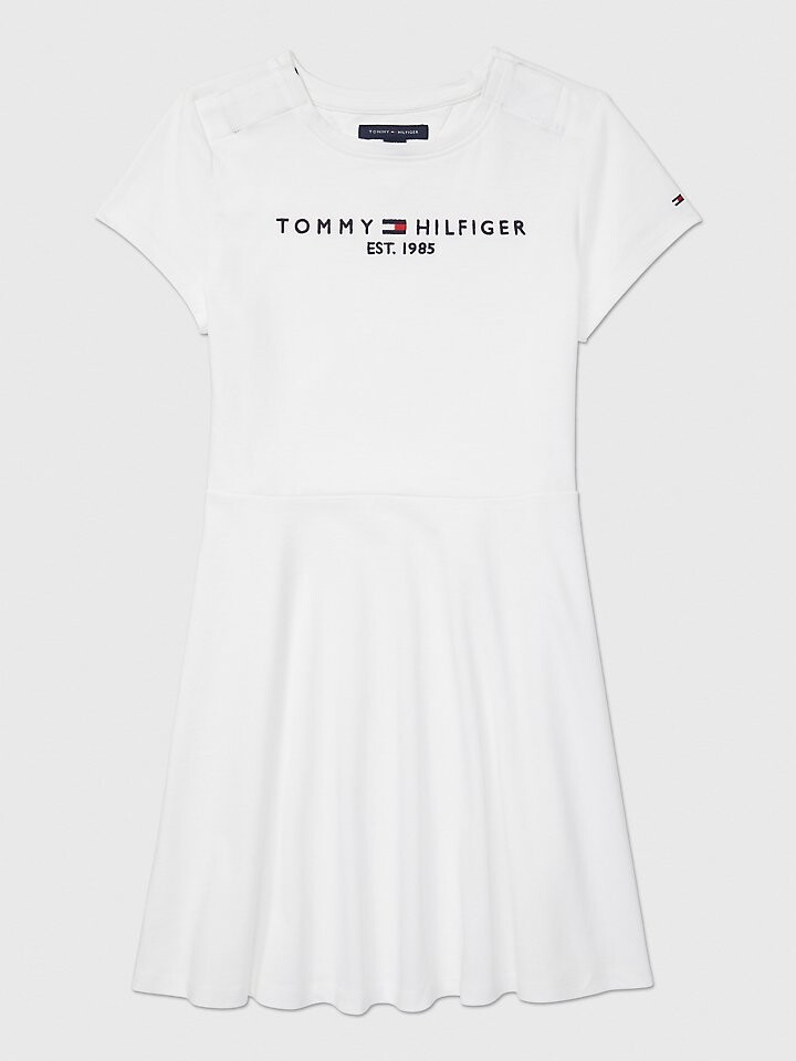 

Платье с плиссированной юбкой с логотипом Tommy Adaptive