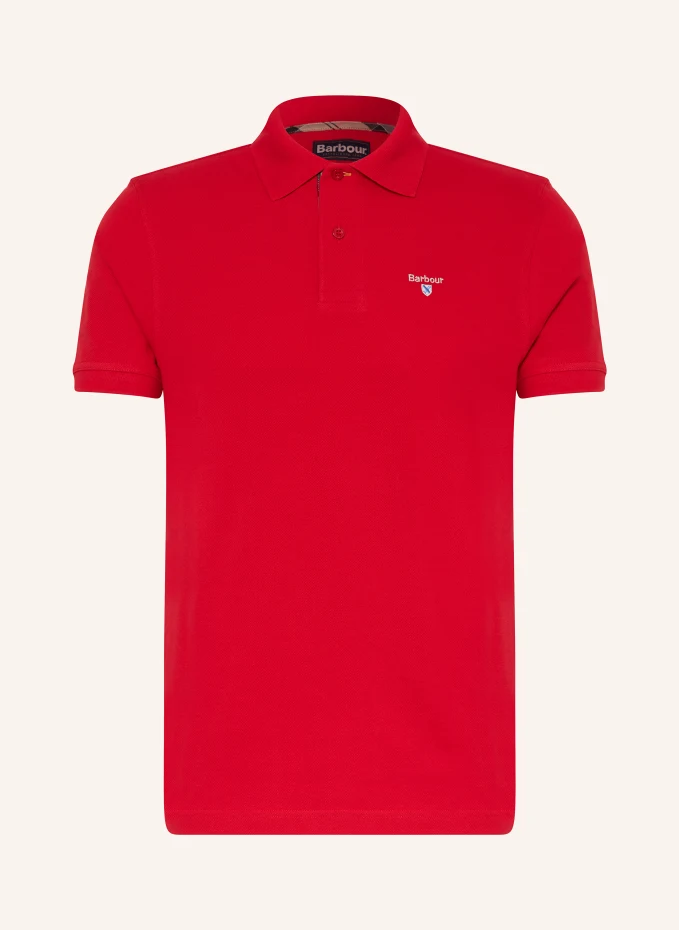 

Рубашка-поло из пике тартан Barbour, красный