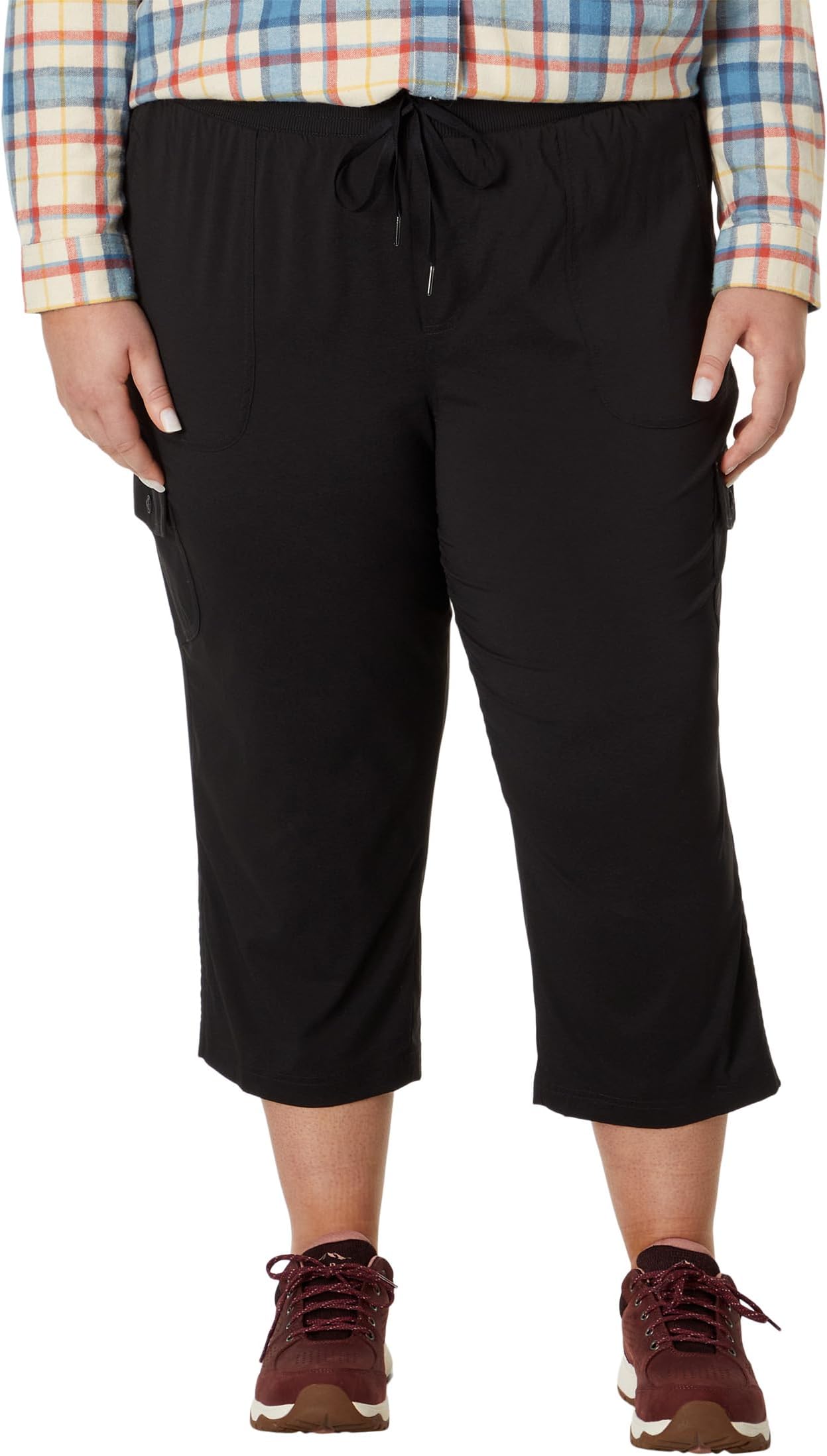 Укороченные брюки больших размеров Vista Camp L.L.Bean, цвет Classic Black