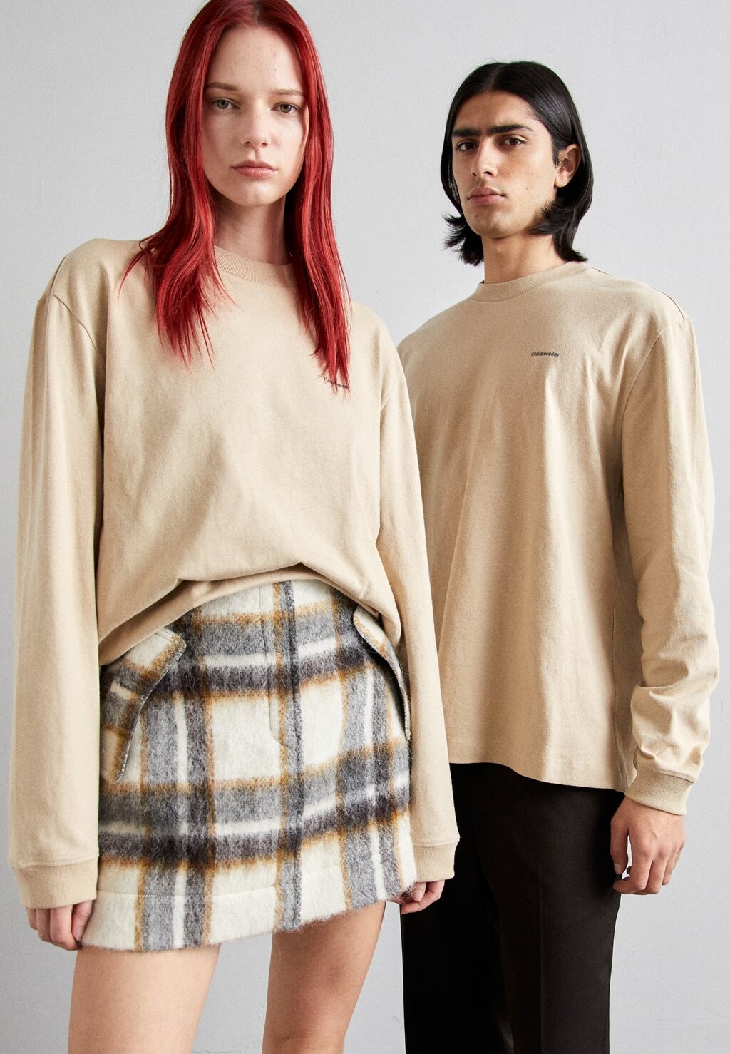 

Футболка с длинным рукавом Relaxed Long Sleeve Unisex Holzweiler, цвет sand