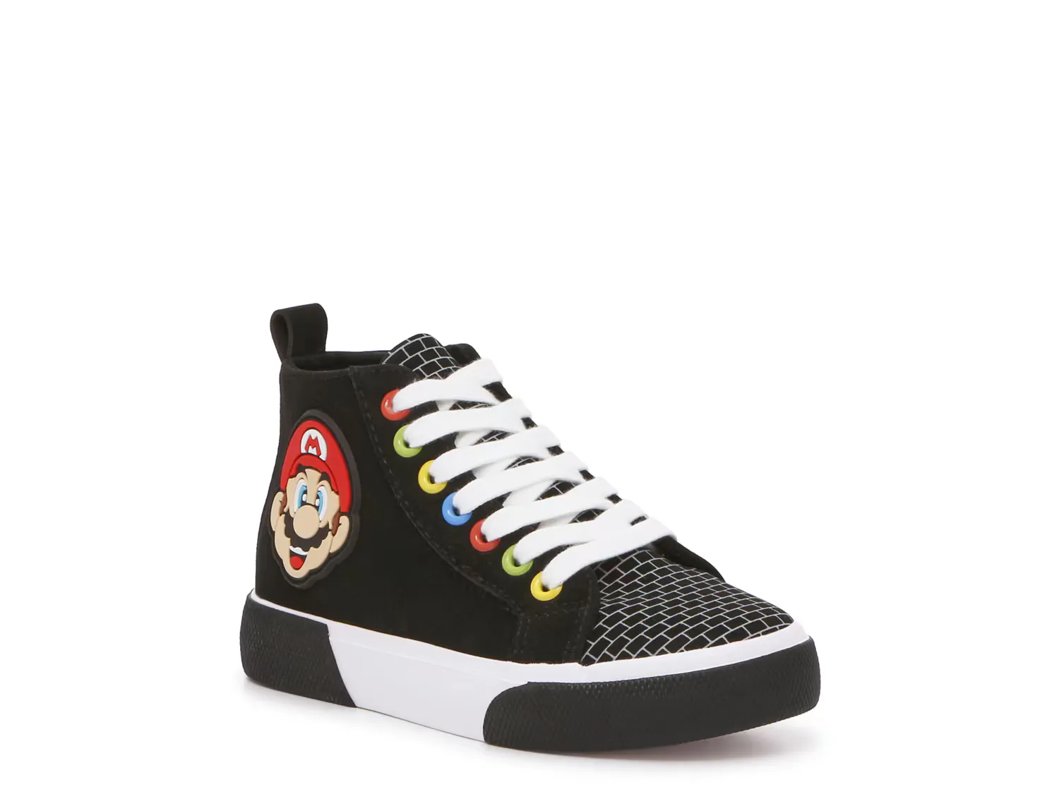

Кроссовки Super Mario High-Top Sneaker Ground Up, черный/белый/мультиколор